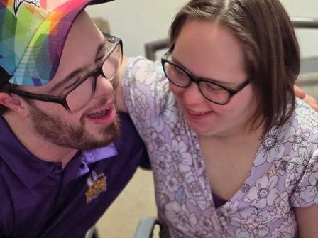 Matthew and Angela at her birthday