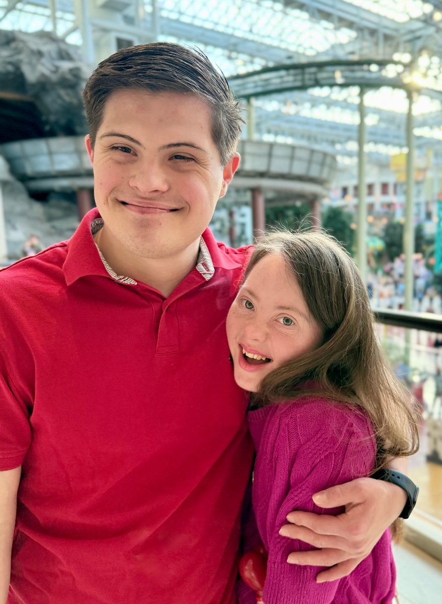 Nicolas and Stella at Mall of America