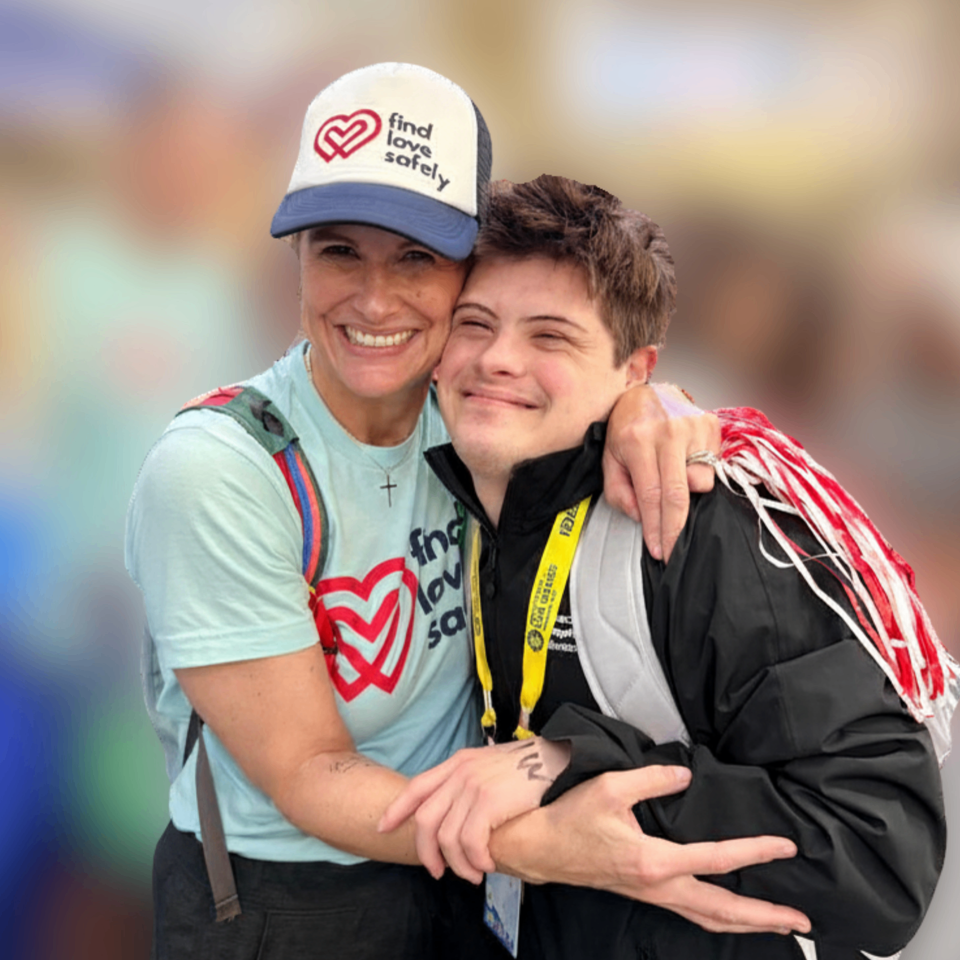 Founder Katherine and her son Nicolas